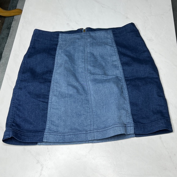 Free People Dresses & Skirts - Free People Two Tone Denim skirt